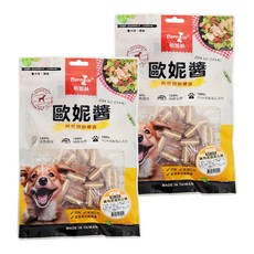 Bernice 柏妮絲 歐妮醬 雞肉波浪夾心燒 狗零食 BN-945, 雞肉, 160g, 2包