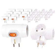 五星精密 T型開關延長線 3孔 OSTS316, 單一顏色, 12個