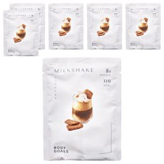 BODY GOALS 白奶昔 阿薩姆紅茶拿鐵 110卡路里 零反式脂肪 5克纖維, 30g, 6包