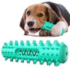 自助牙刷棒啾啾聲狗狗玩具, 薄荷綠, 1個