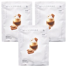 BODY GOALS 白奶昔 阿薩姆紅茶拿鐵 110卡路里 零反式脂肪 5克纖維, 30g, 3包