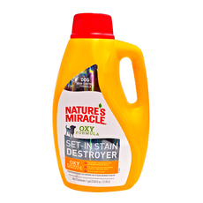 NATURE'S MIRACLE 自然奇蹟 橘子活氧酵素去漬除臭噴劑, 狗用配方, 3.78L, 1桶