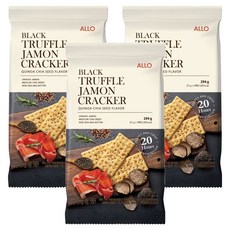 ALLO 블랙 트러플 하몽 크래커 14p, 3개, 294g