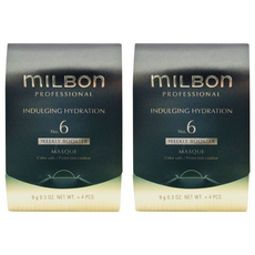 mILBOn 護髮系列 黑凜 NO.6 漾澤 4個, 2組, 36g