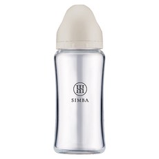 Simba 小獅王辛巴 蘊蜜質金玻璃寬口防脹氣奶瓶, 杏茶, 270ml, 1個