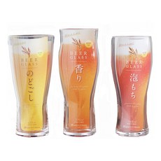 東洋佐佐木啤酒杯3件組 - 精緻玻璃 提升啤酒風味 享受專業品酒體驗, 1盒