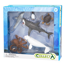 COLLECTA 海洋動物禮盒組 6入, 1盒