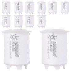 AQUADUO 過濾水龍頭 SF-7000通用PLA替換濾芯, 12個