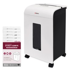 PAPER FRIEND 現代辦公室碎紙機+碎紙機潤滑油, PK-1003CD, 白色