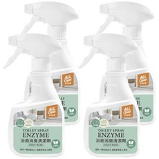 do it 多益得 ALL Clean 潔廁清香噴霧, 廁所清潔, 清潔清香除臭, 抑制細菌, 尤加利, 360ml, 4瓶
