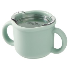 Edison 矽膠學習水杯附杯蓋, 薄荷綠色, 150ml, 1個