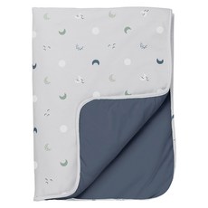doomoo 有機棉蓋毯 DMDS62, 月兒彎彎 灰色