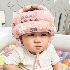 iClé 嬰兒安全頭枕護罩類型, 粉色, 1個