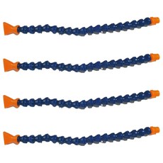 JS Hose Mall 注塑切削油蛇管 PVC扁平噴嘴 1/8, 4個