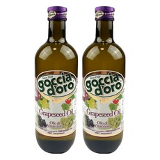 goccia d'oro 頂級葡萄籽油, 2個, 1L
