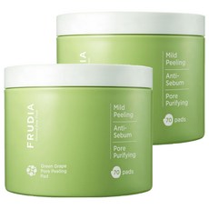 FRUDIA 青葡萄毛孔去角質棉片 罐裝 70片, 2個, 170ml
