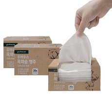 youhouse 棉花抹布, 3組, 20入