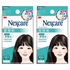 3M Nexcare 荳痘貼 神隱形綜合型, 2盒, 32入