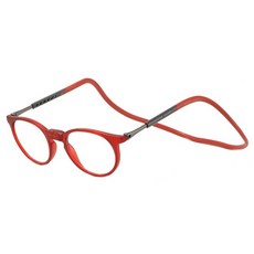 Quinta 磁吸掛脖防藍光老花眼鏡 200度 紅色, 1個, QTP003