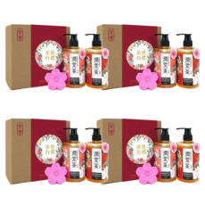 TEAPOWER 茶寶 潤覺茶 桃花禮盒 (洗髮露, 沐浴露, 桃花皂), 4盒