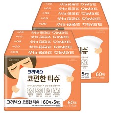 Kleenex 舒潔 雪潤舒鼻面紙, 60張, 10包