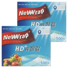 Newwrap HD新牌手套 500入, 2個