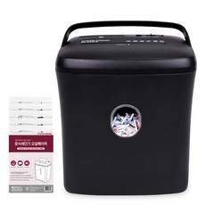 現代辦公室 Paper Friend 文件碎紙機+碎紙機專用油, PK-650CD, 黑色