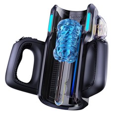 Leten 炮王Pro沉浸式活塞電動自慰飛機杯 320 x 180 x 270mm 1630g, 1個, 黑色
