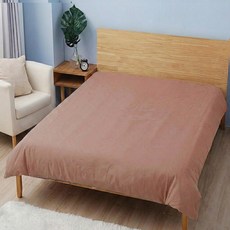 SEIGA 飾家 台灣製舒柔棉素色薄被套 簡約純粹 無印素色 雙人, 珊瑚橘