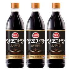 해표 양조간장, 500ml, 3개