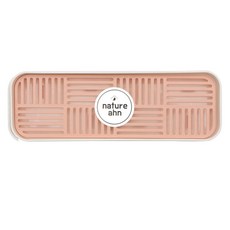 natureahn 瀝水餐具乾燥托盤 S, 1個, 粉紅色, 1層