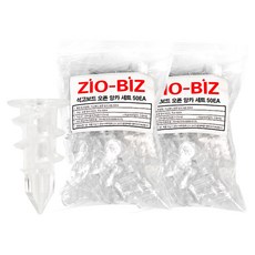 ZioBiz 石膏板中空壁虎 50入 + 螺絲 50入, 2套
