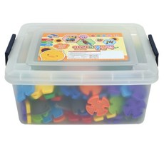 OZ TOY Ari 拼圖積木收納箱 寬版 230p, 1個, 隨機出貨