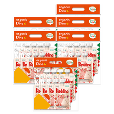 ORGANIC DiNO 純蔬果汁 紅色恐龍, 草莓味, 100ml, 48個