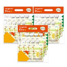 ORGANIC DiNO Greendino風味飲, 青葡萄哈密瓜奇異果熱帶水果口味, 100ml, 24包