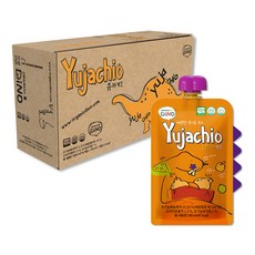 ORGANIC DiNO 水梨&柚子汁, 水梨綜合口味, 100ml, 16入