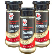 飛馬 純白胡椒粉 (全素鹹香風味) 30g, 3瓶