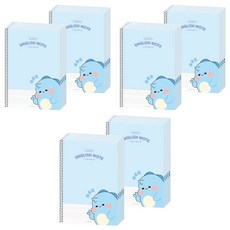 포포팬시 라이노 초등 영어노트, 블루, 30개