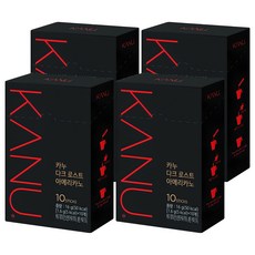 KANU 深焙美式黑咖啡, 1.6g, 10入, 4個