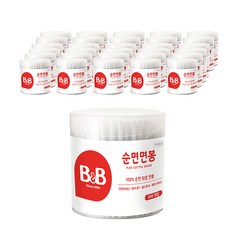 B&B 嬰兒棉花棒, 200入, 100個