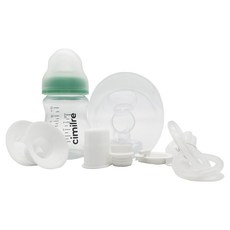 cimilre 馨乃樂 寬口擠乳器配件包 全機型適用, 透明色 + 綠色, 1組