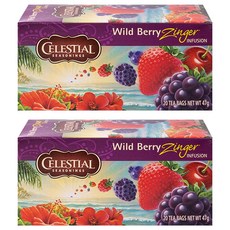 CELESTIAL SEASONINGS 詩尚草本 野莓水果茶包, 2.35g, 20入, 2盒