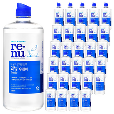 리뉴 후레쉬 렌즈 세정액, 120ml, 30개