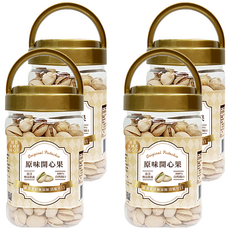 臻御行 原味開心果 x 4罐 美國開心果 無添加 自然開口 罐裝, 320g