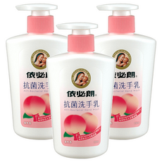 依必朗 抗菌洗手乳系列 蜜桃香, 350ml, 3瓶
