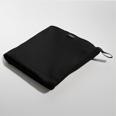 TRNT 素色輕量毛巾 L, 1個, 黑色