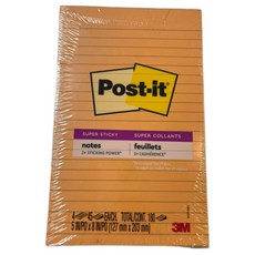 3M Post-it 強力黏著會議便條紙4色組, 1個, 5845-SSUC, 180張
