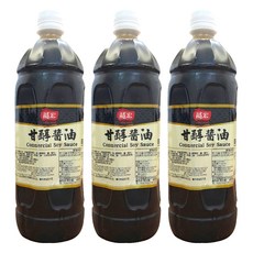 龍宏 甘醇醬油 Commercial Soy Sauce, 1.05kg, 3瓶