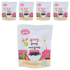 Pure Eat 幼兒海苔酥, 21g, 海苔, 5袋