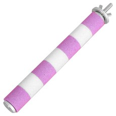 레몽크리프 앵무새 발톱갈이 세라믹 스톤 횃대, 핑크, 1개